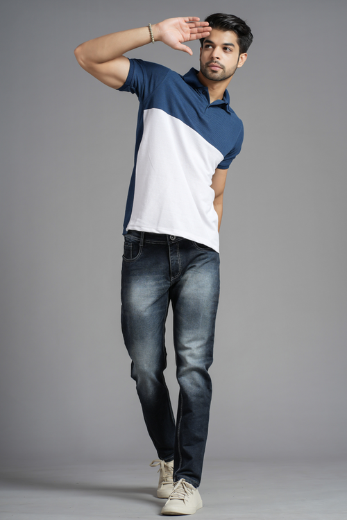 Blue White