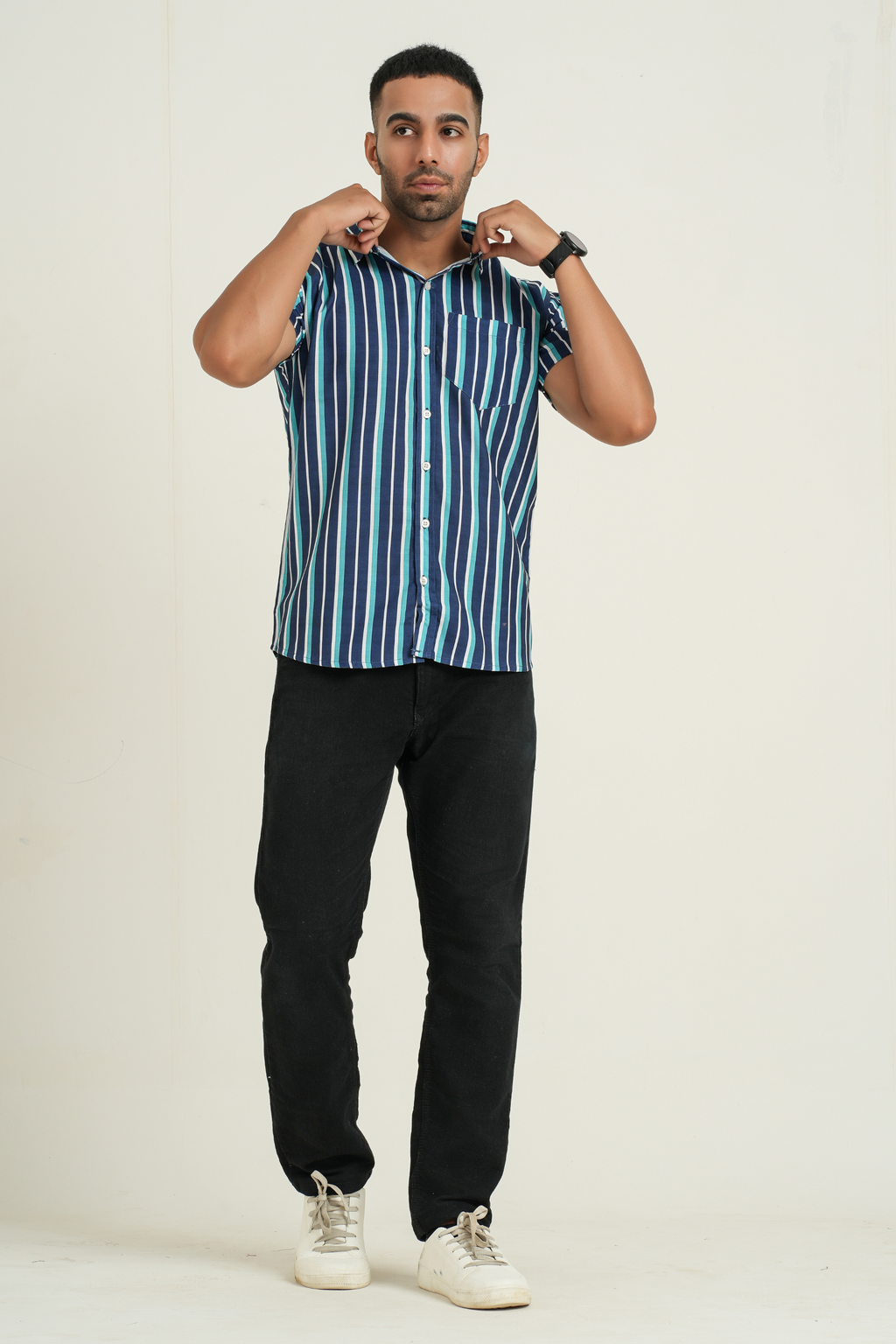 Blue Striped