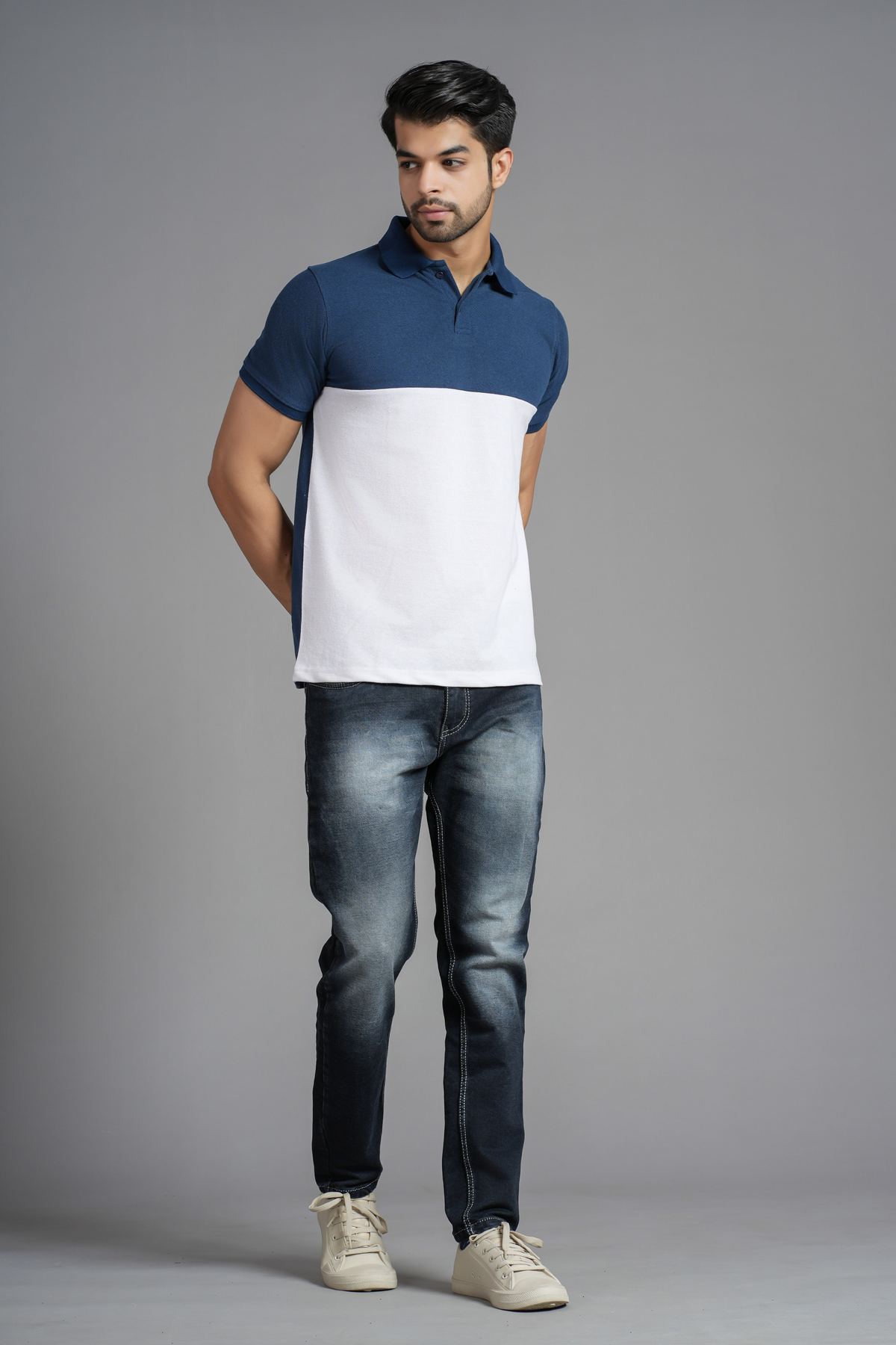 Blue White