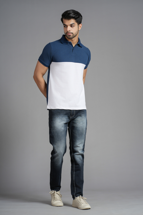 Blue White