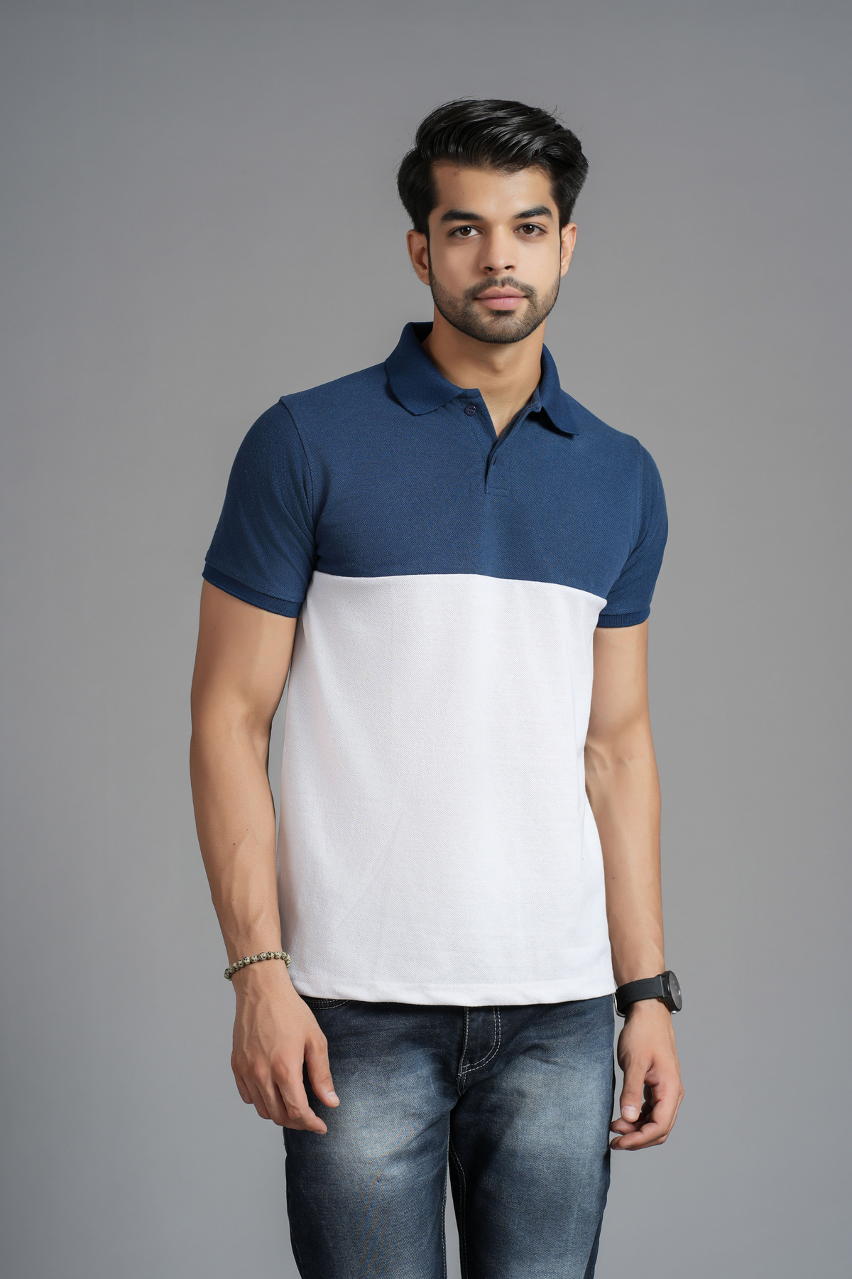 Blue White