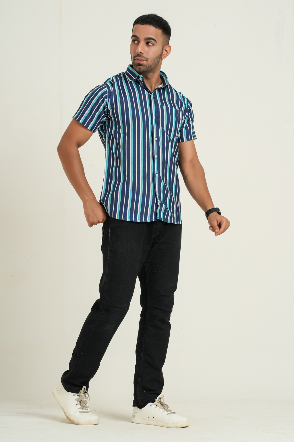 Blue Striped