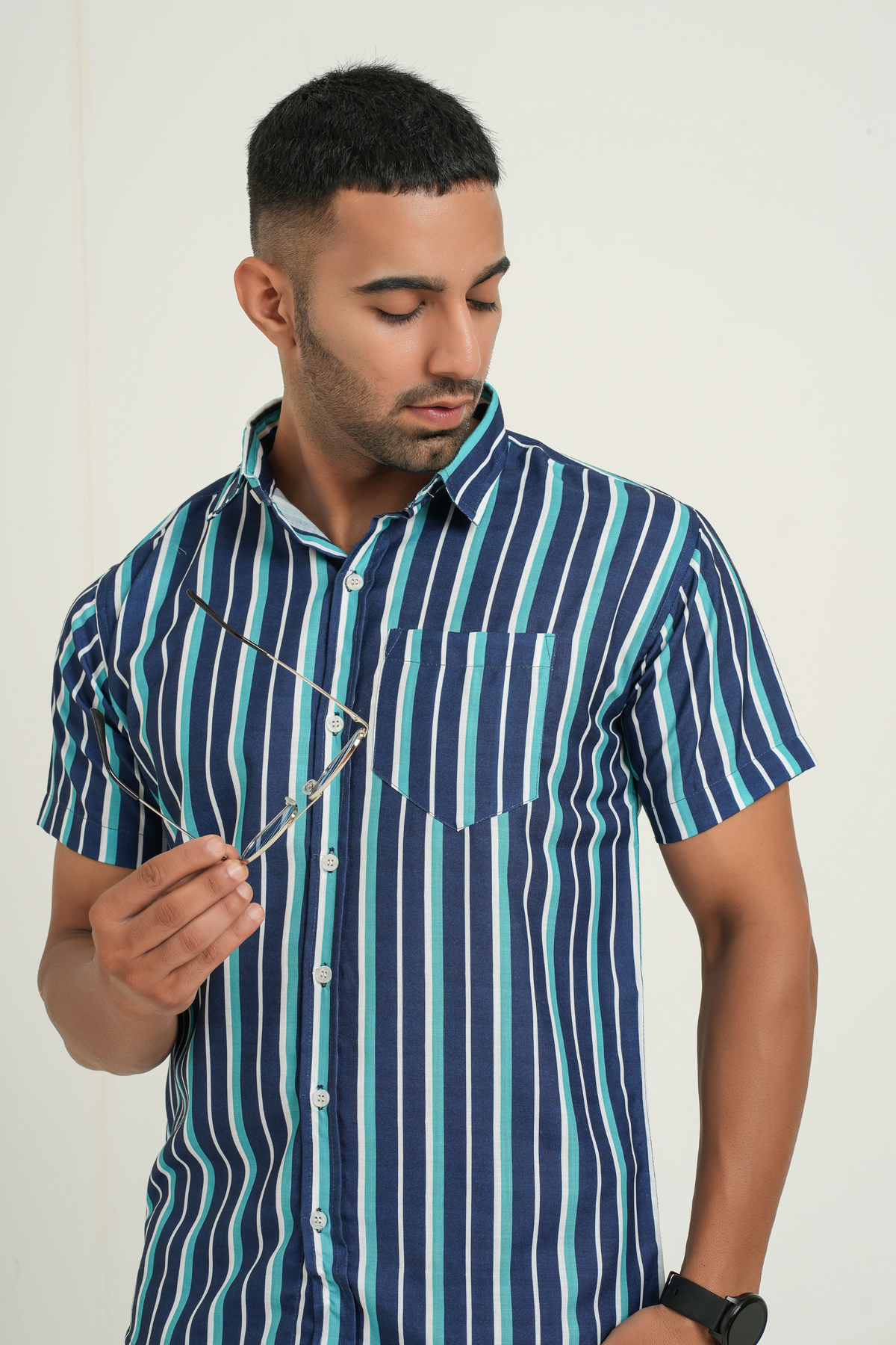 Blue Striped