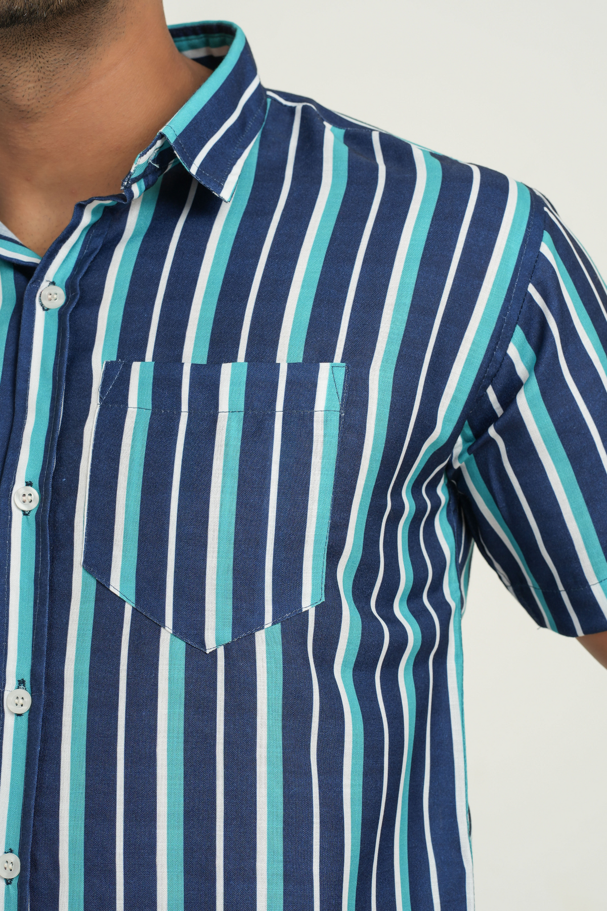 Blue Striped